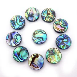 1pc Natural Abalone Round Shell Mother Of Pearl Loose Spacer Beads For Jewelry Making DIY Bracelet Necklace arring Handmade