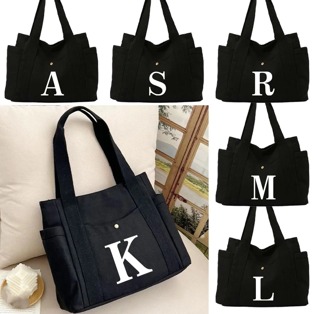 

Холщовая сумка на одно плечо, белая серия, модная минималистичная сумка, складные сумки для покупок, высококачественный пакет для хранения на работу