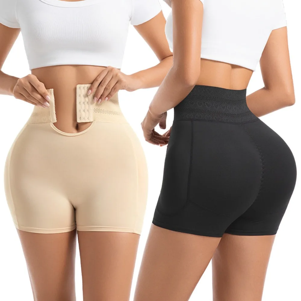 High Waist Hip Enhancer Shapewear Removable Hip Pads Tummy Control Padded Butt Lifter Breathable Seamless Body Shaper Panties