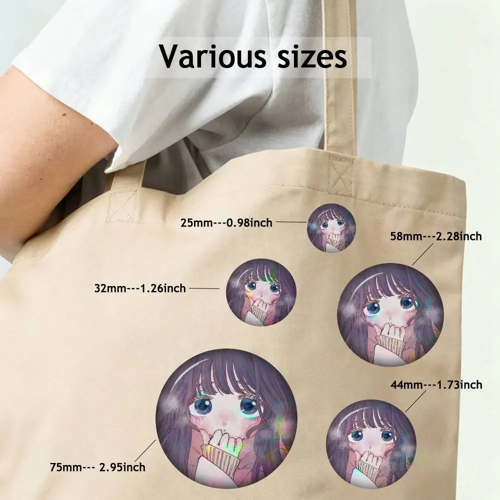 K-KaorukoS Cute W-WagurI Y2K Aesthetic Pins Funny Badge Pins For Friend, Backpack, Collectible Accessories