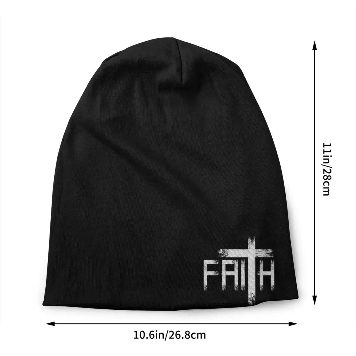 Custom God Preacher Jesus Believer Christian Beanie Cap Unisex Bonnet Homme Knit Hats Cool Outdoor Faith Christianity Religious