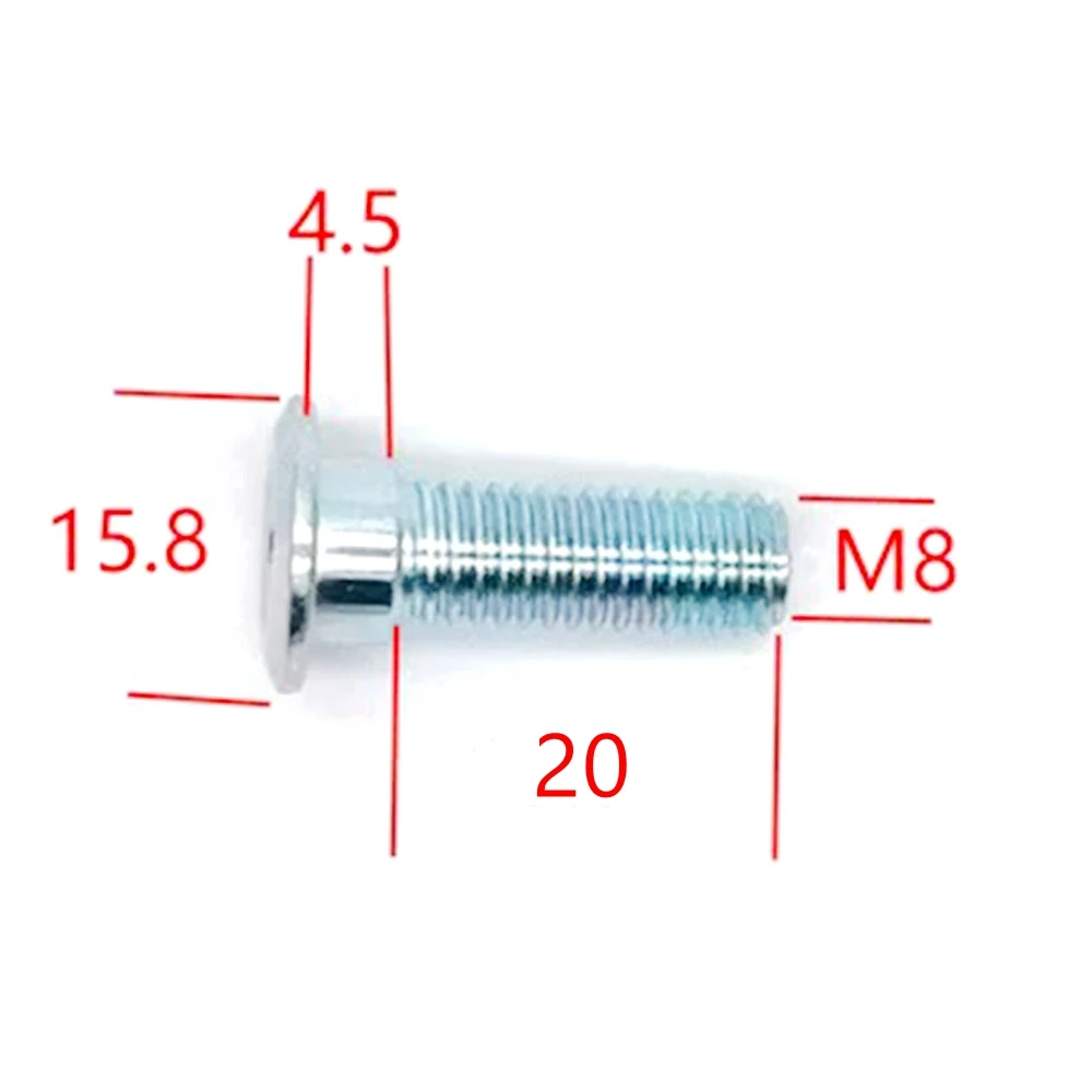 Disco de freno para motocicleta, tornillos de rotor M8 x 20mm, palanca Universal de acero al carbono 8,8, antióxido, novedad de 2023