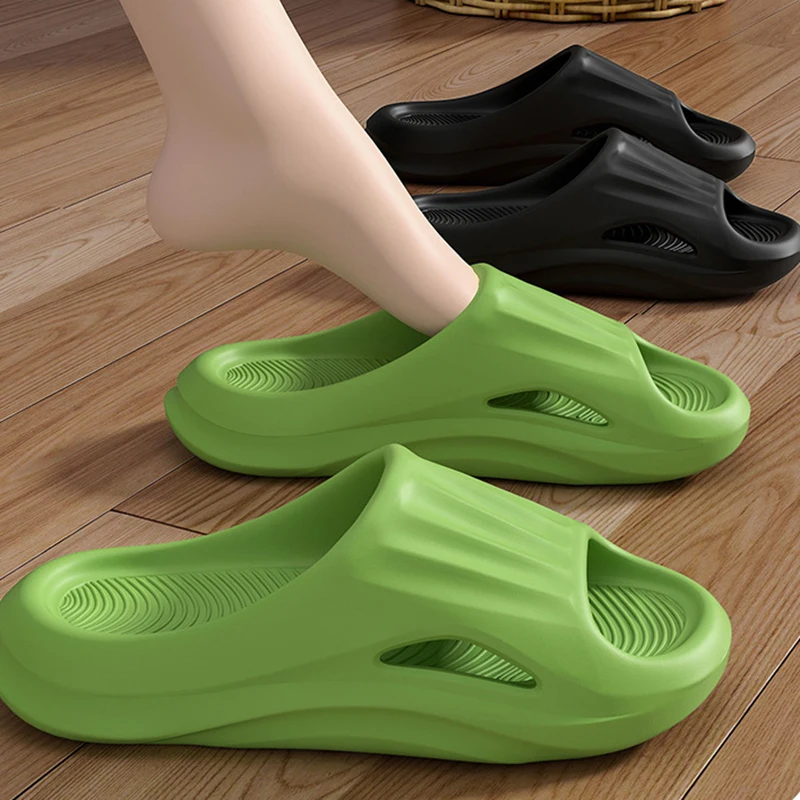 

Non Slip EVA Indoor Slippers Shoes Women Summer 2026 Comfort Cloud Thick Bottom Bedroom Slippers Plus Size 45 Couple Home Slides