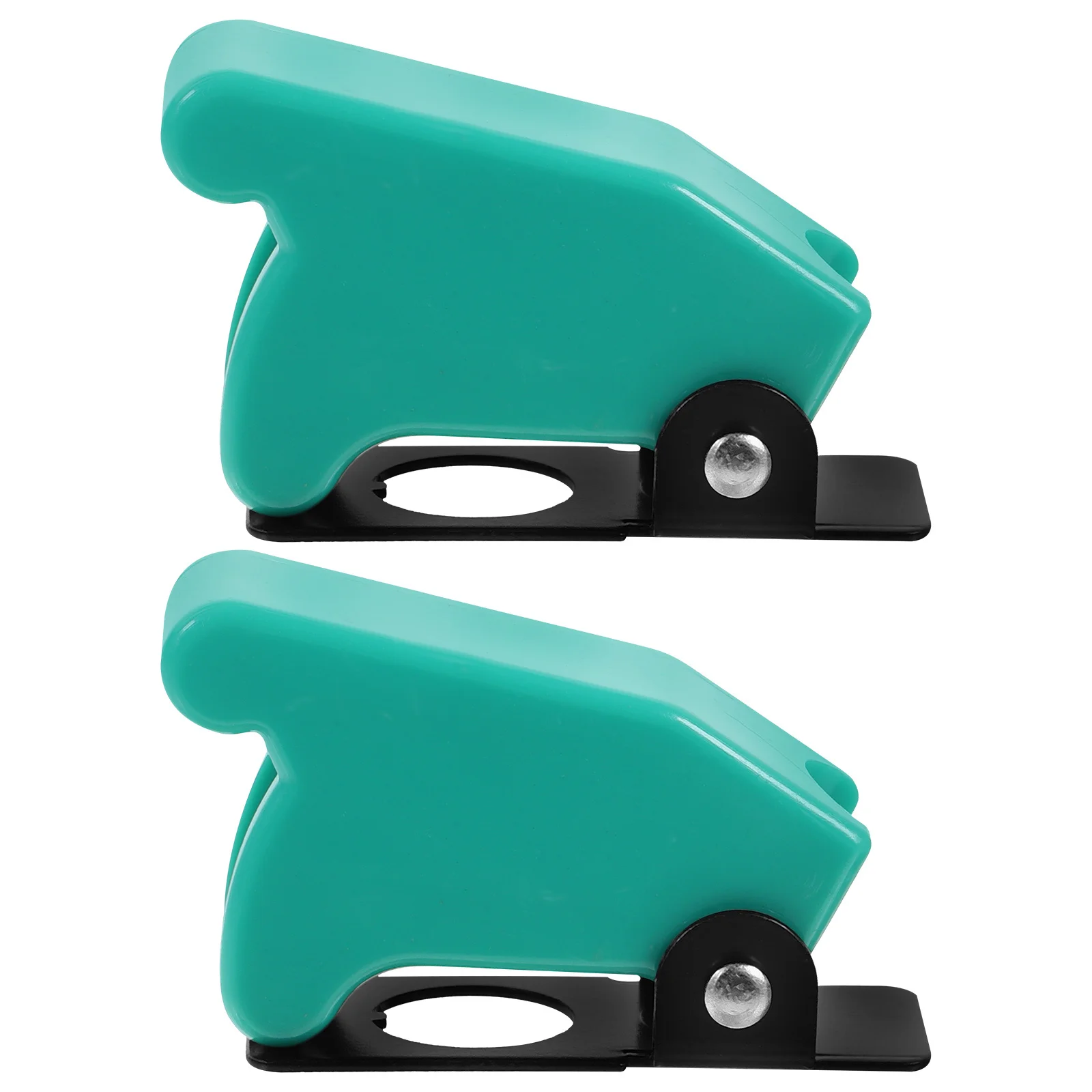 

2Pcs Toggle Switch Durable Plastic Iron Material Stylish Design Safety Protection Toggle Switch Cover