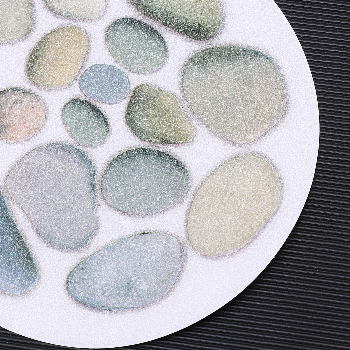 

4Pcs Nonslip Bathtub Stickers 15cm Stone Design Bathroom Decals Easy Installation Safety Pasters Bathtub Stickers