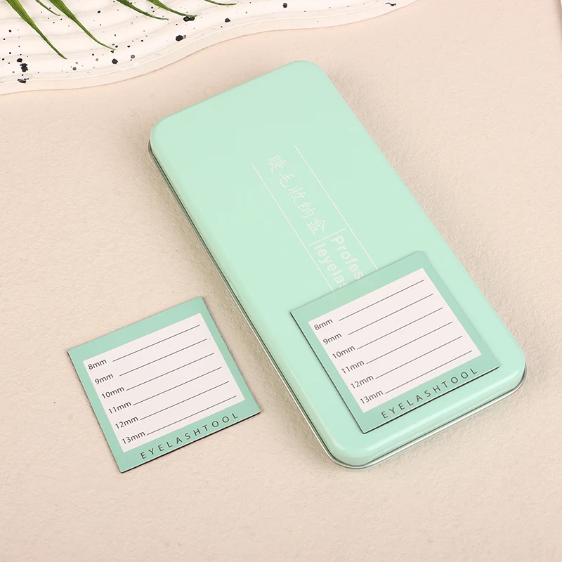 Empty Magnetic Fake Eyelash Storage Box With 6 Diskettes False Eyelash Holder Case Container Travel Pallet Lash Holder