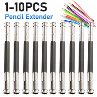 Dual-headed Art Write Tool Extender Adjustable Pencil Extension Stationery Practical Exquisite Portable for Sketch School Office
