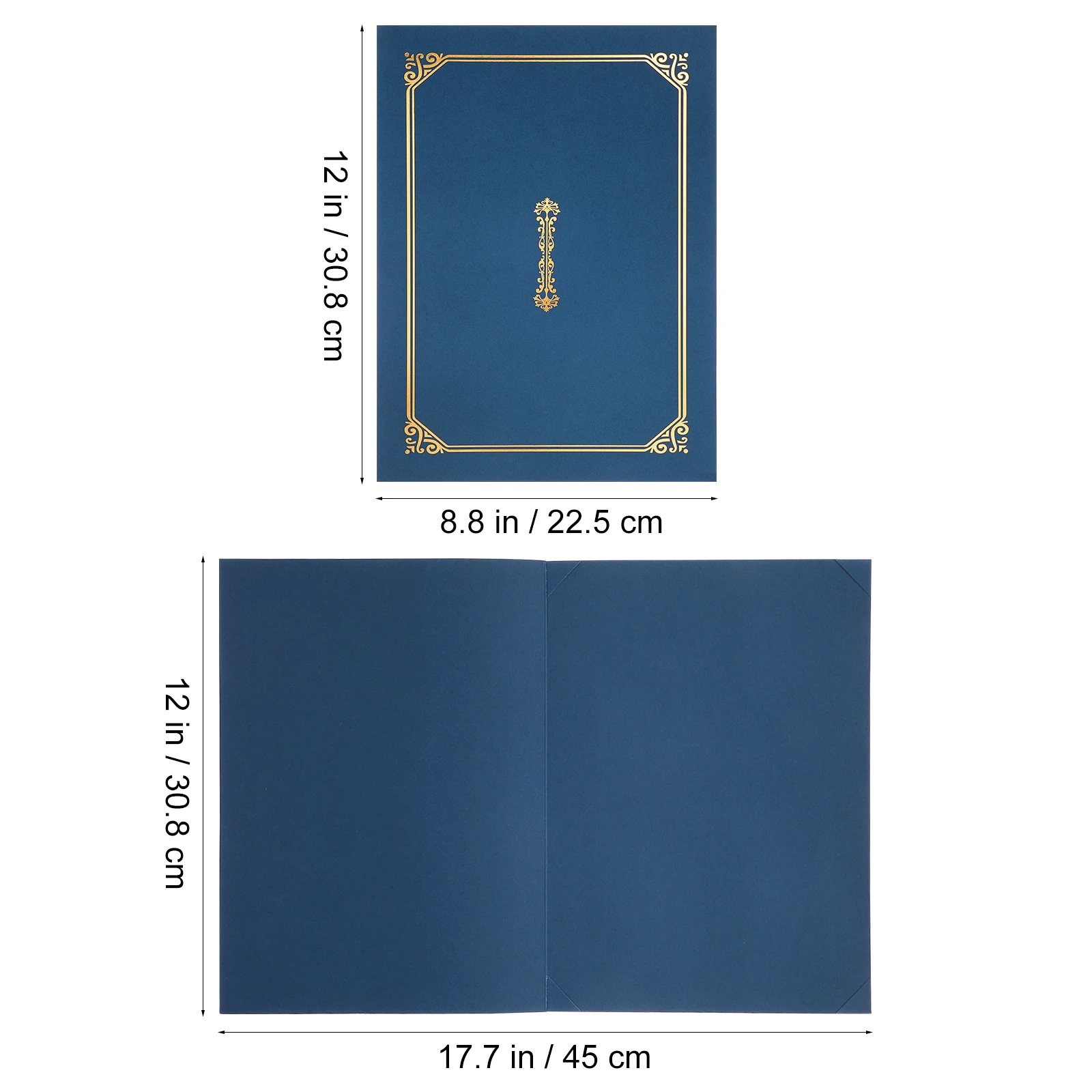 

4 pcs A4 Certificate Holders Document Covers For Diplomas Awards Graduation College Marriage Certificates Paper Certificate