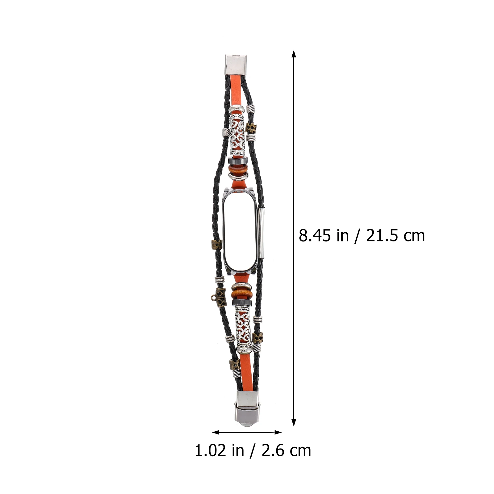 

Smartwatch Wristband Compatible with Xiaomi 5 Metal Buckle Adjustable Band Strap Handmade Accessories