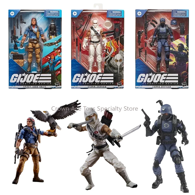 

Hasbro G.I. Joe Classified Wave 8 General Boxed Spirit Iron-Knife Storm Shadow Cobra Officer Action Figures Trendy Toy Doll Gift