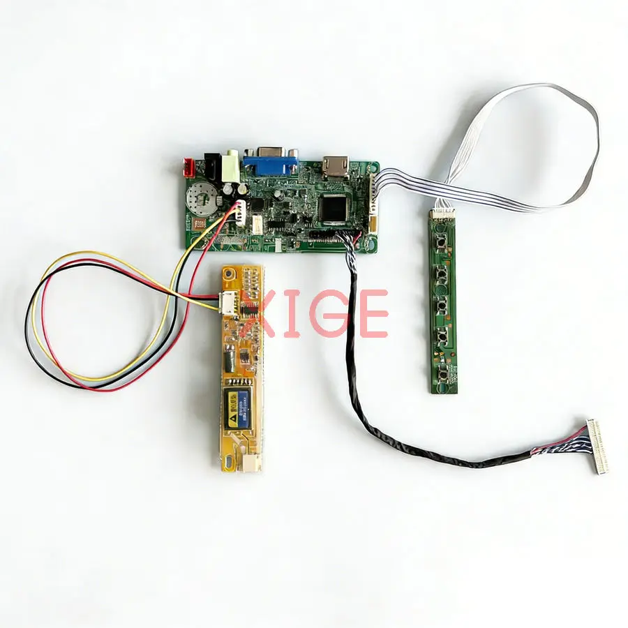 

Плата привода контроллера монитора подходит для LQ154M1LW LP171WU3 LP154WU1 LP171WU1 1920x1200 LVDS 30-контактный 1920*1200 1-CCFL HDMI + VGA DIY Kit