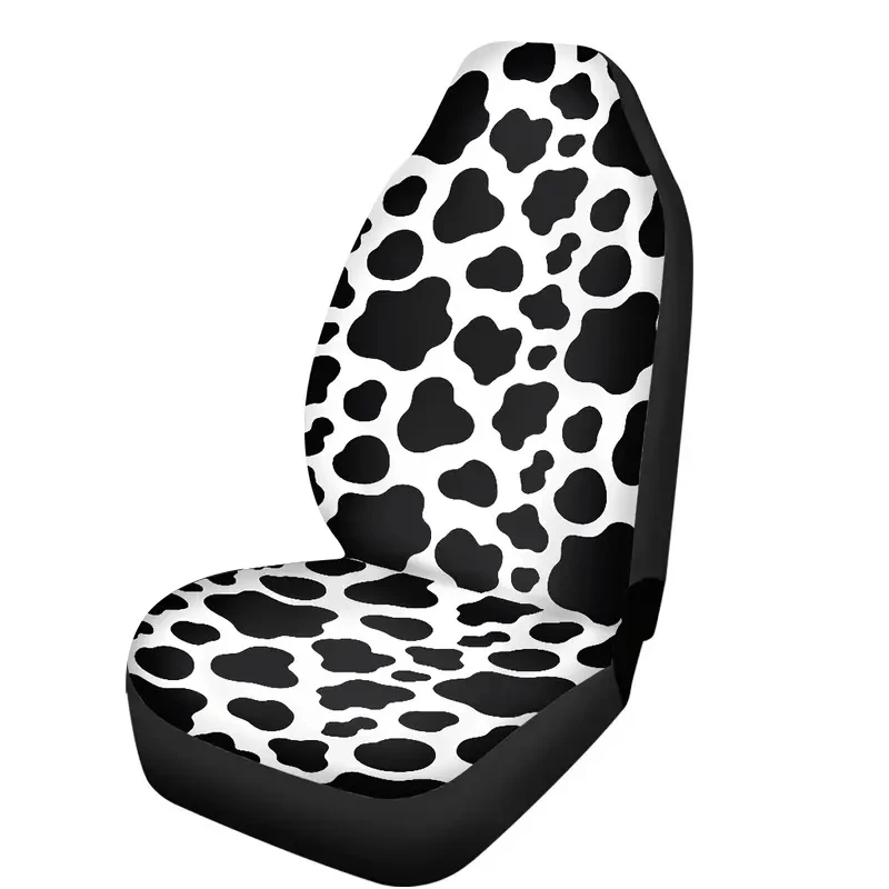 

Universal Printed Cow Texture Pattern Car Seat Cover Protector for Most Cars, SUVs, Vans, and Trucks Breathable and Non-Slip,
