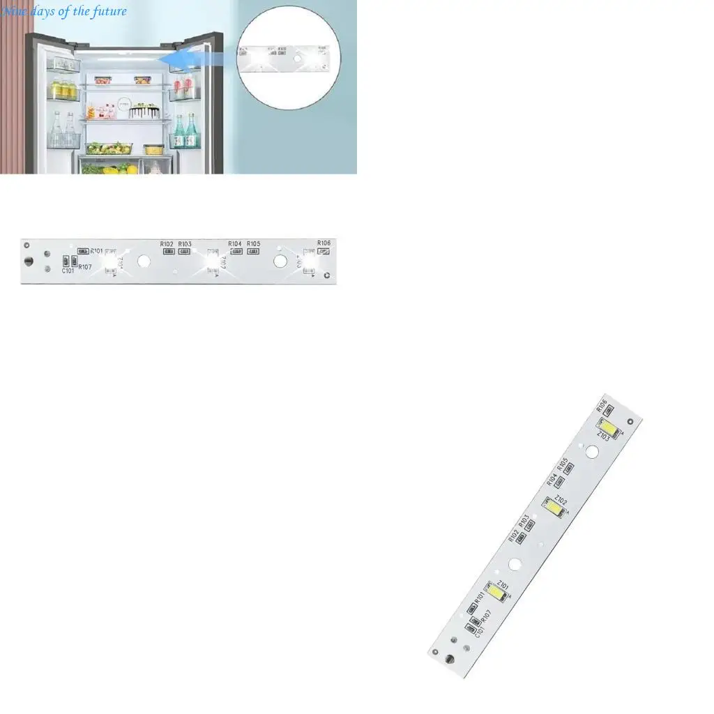 

2 шт., энергоэффективная светодиодная лампа для холодильника, простая установка WR55X26671 AP6035586 4468532 EAP11767930 E65A