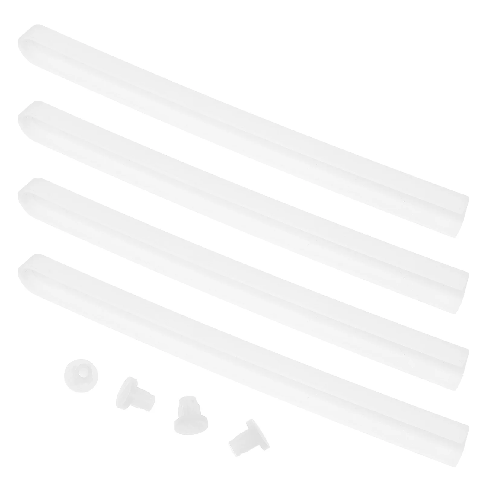 

2Sets Drawer Slides Heavy Duty Cabinet Track Guides Silent Wear Resistant for Cabinet Cupboard Drawer Glides