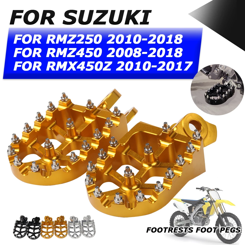 

Footpeg Foot Pegs Rests Pedal For Suzuki RMZ250 RMZ450 RMX450Z RM-Z250 RM-Z450 RM-Z 250 RMZ 450 RMX 450Z Motorcycle Footrest