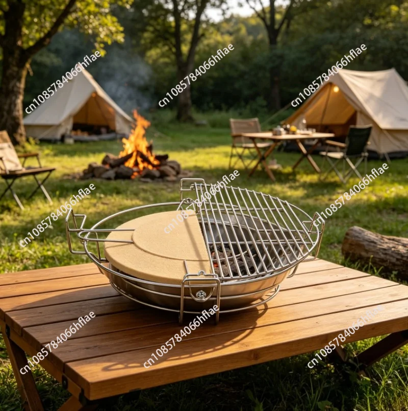Système de cuisson Divide And Conquer, barbecue Kamado rond de 16 pouces, accessoires pour barbecue