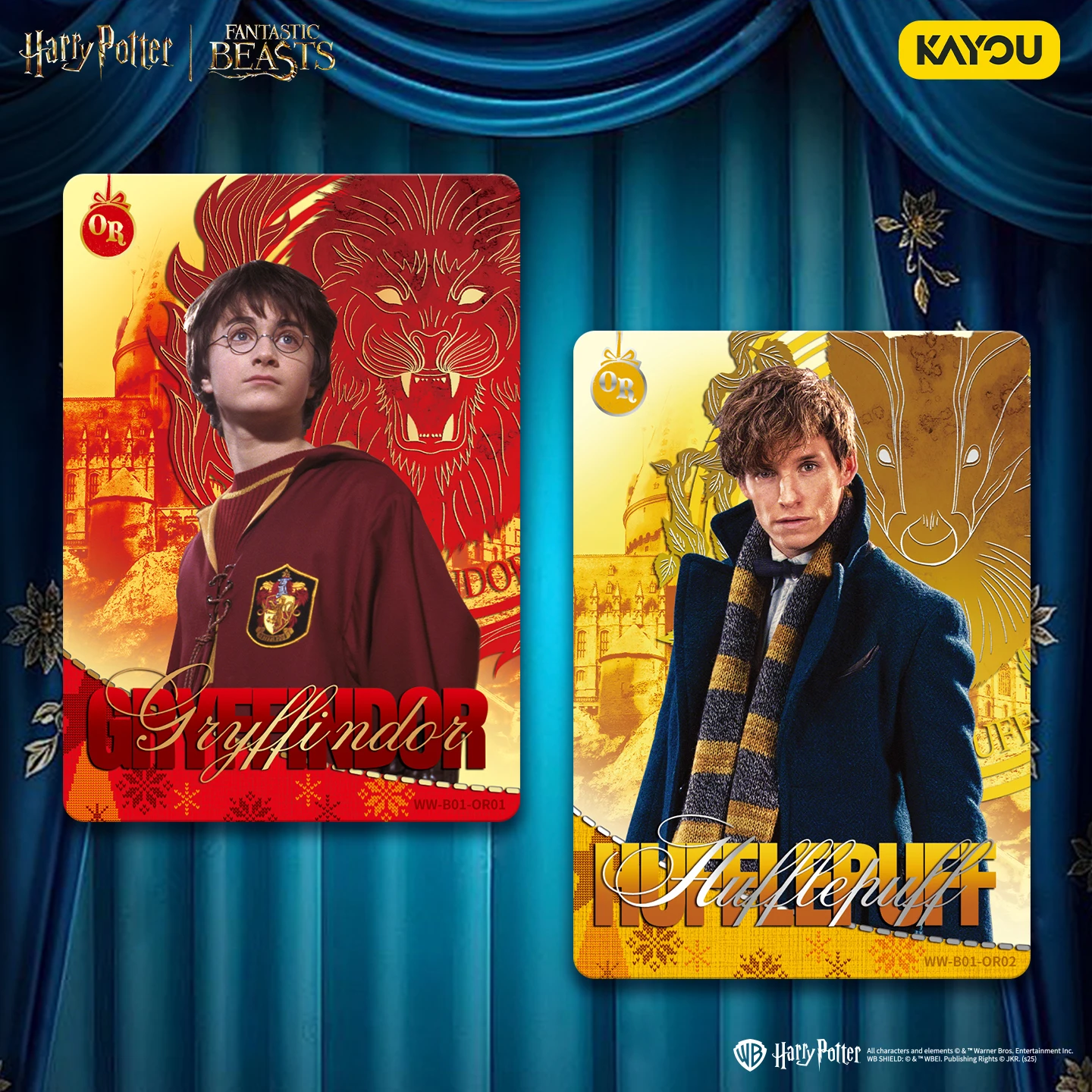 KAYOU Harry Potter Ultimate Edition بطاقات التداول الساحرة حزمة أصلية لعبة بطاقات فلاش هدايا قابلة للجمع