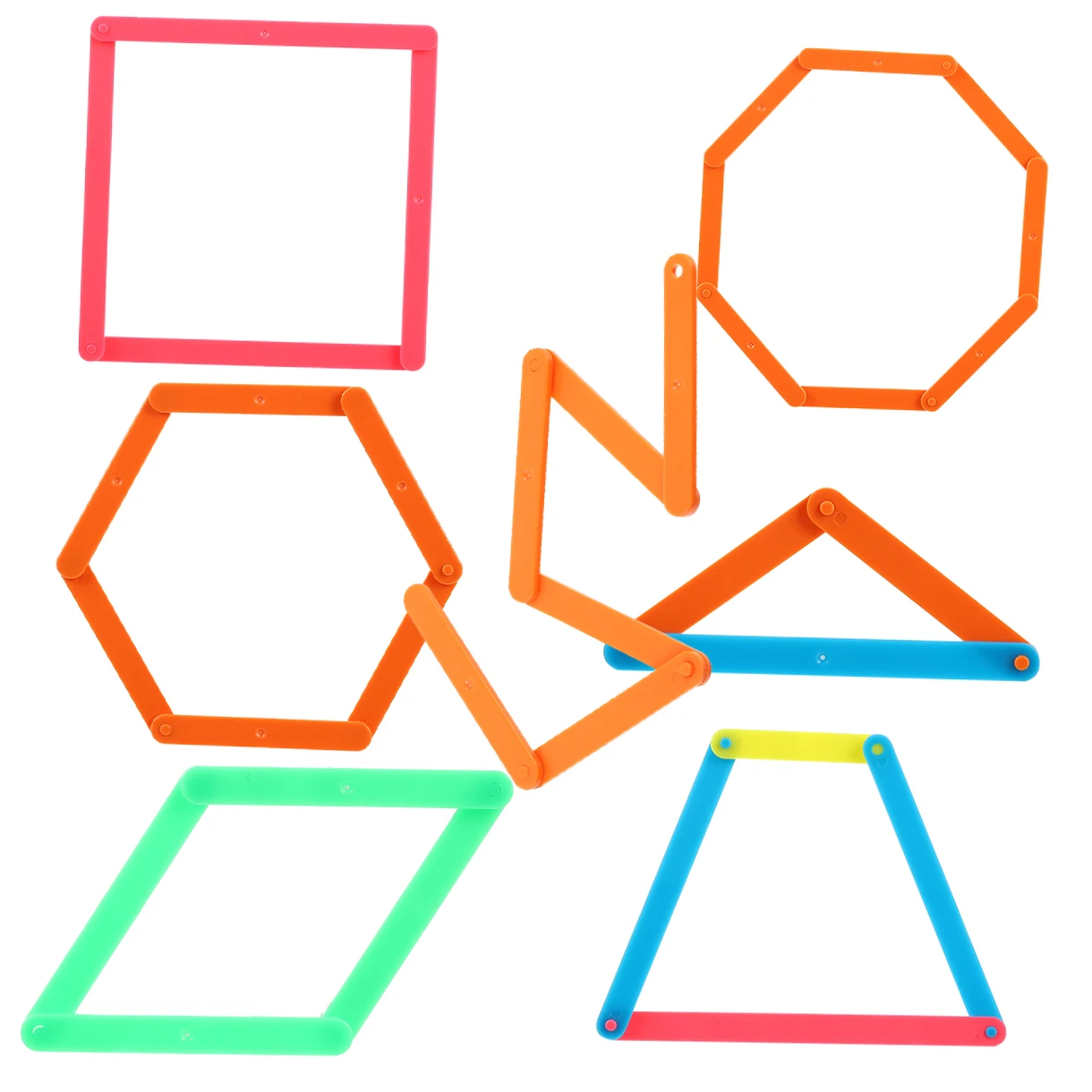 50 Pcs Splicing Strip Teaching Math Toys Geometry Early Education Combination Aids Children Mathematics