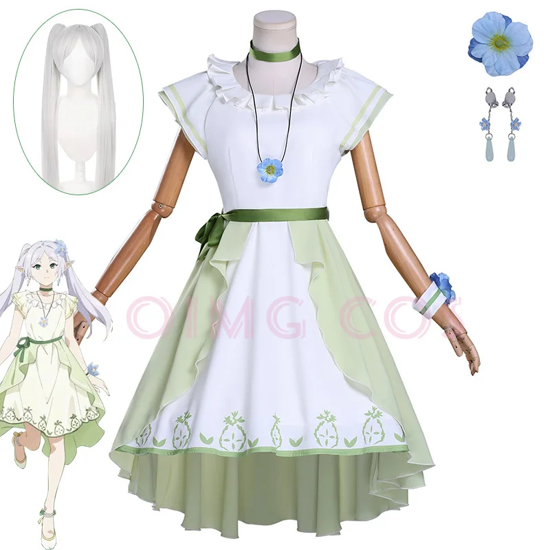 

Frieren at the Funeral Frieren Cosplay Costume Carnival Uniform Anime Halloween Costumes Women Game