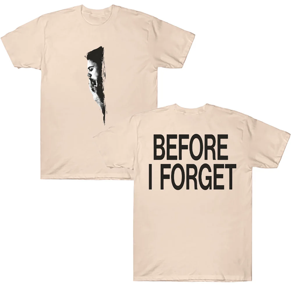 BIF ALBUM Tee The Kid LAROI Before I Forget Clothing Unisex High Quality Cotton Tee Shirt Fashion Comfortable Round Neck Y2K Top