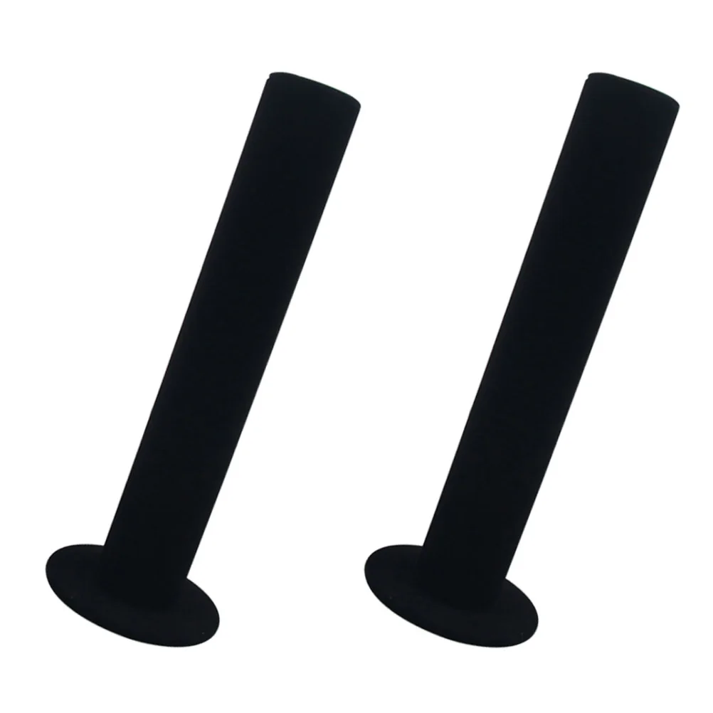 2Pcs Elegant Jewelry Organizer Black Bracelet Bangle Watch Display Stand Durable Material Rack Bracelet Holder