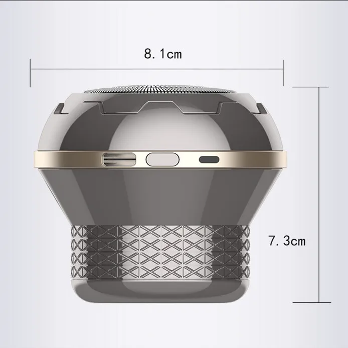 Rasoio elettrico da uomo self-service calvo macchina rasoio ricaricabile USB a doppio uso