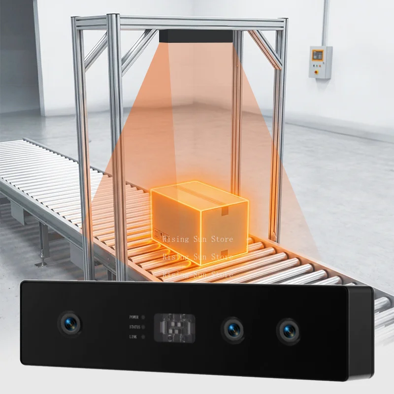 Contactless RGBD Volume Measurement Vision System for Logistics, Sorting, and Automation