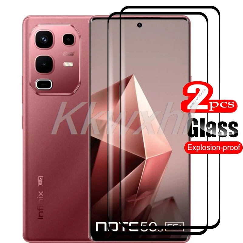 2PCS 3D Curved Full Glue FOR Infinix Note 50s 5G+ 6.78