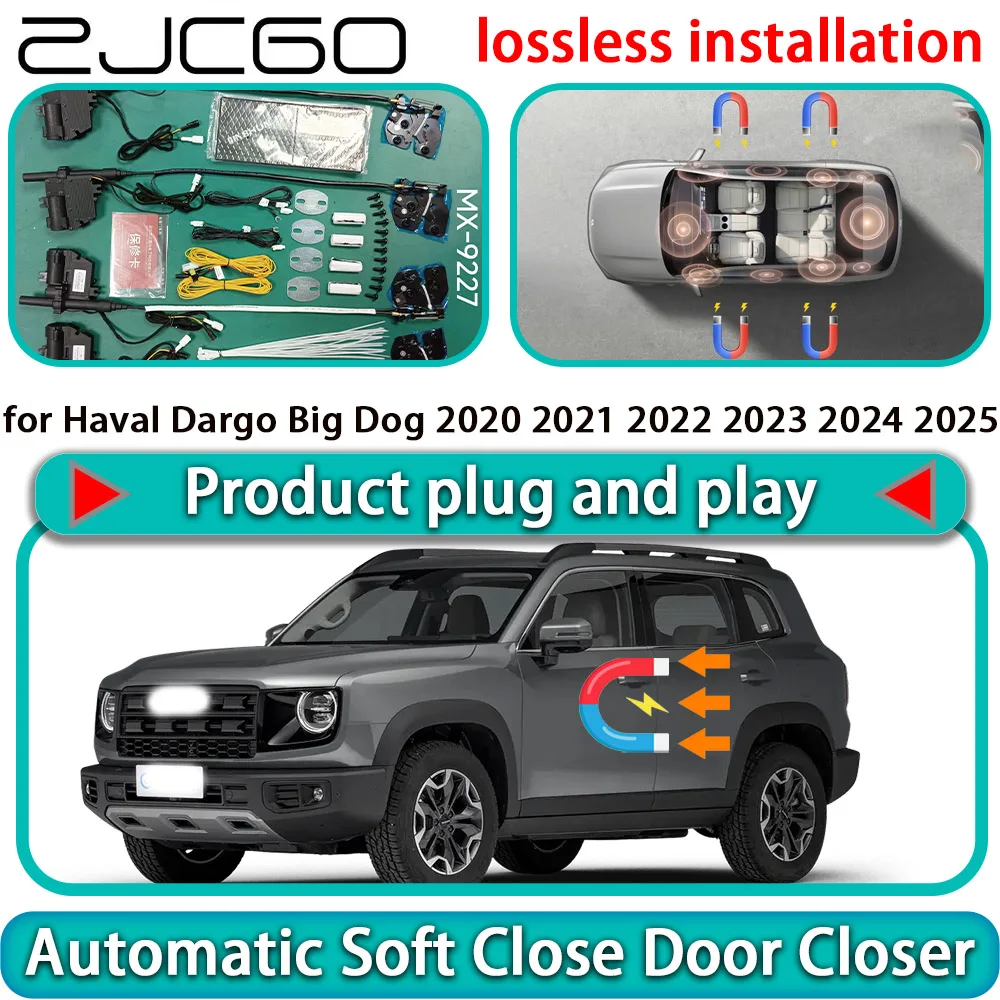 

for Haval Dargo Big Dog 2020 2021 2022 2023 2024 2025 Auto Pull Soft Close Door Kit Power Latch Door Catch Soft Closing Assist