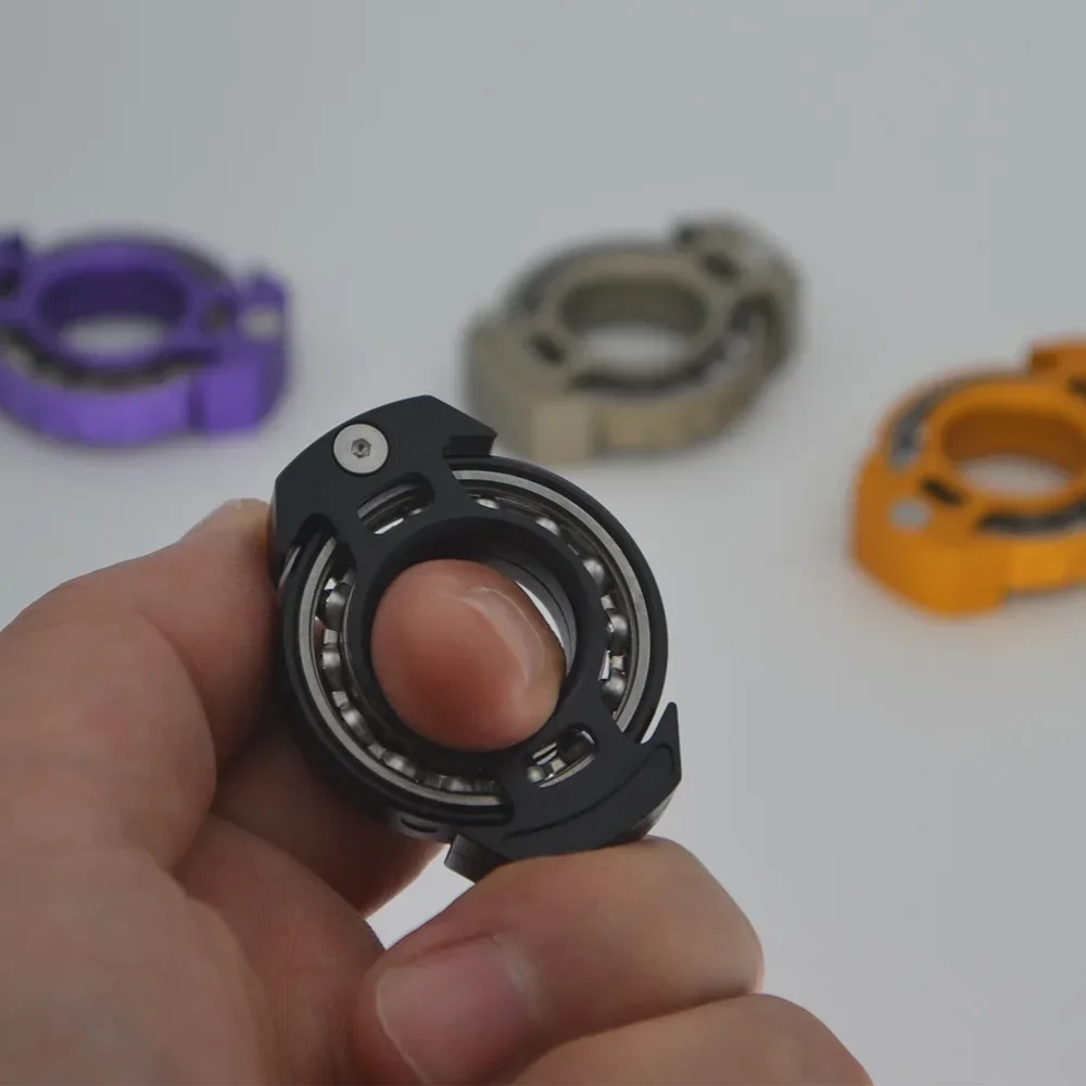Nouveau réacteur EDC Fidget Spinner en aluminium métal bout des doigts Gyro adulte bureau Fidget jouets autisme tdah soulage le Stress jouets