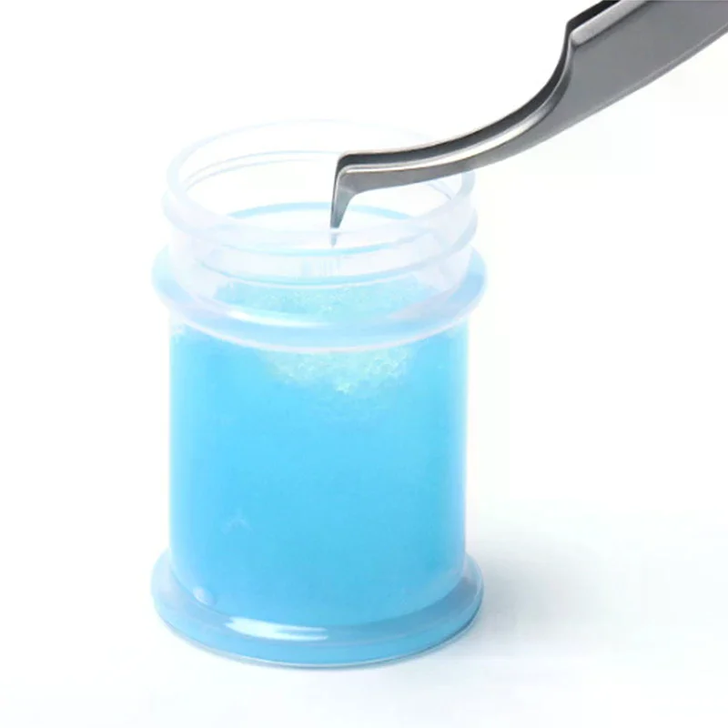 30 ミリリットルプロフェッショナルまつげ接着剤リムーバー液体まつげピンセットクリーニングスポンジまつげエクステンションクリーナーメイクアップ