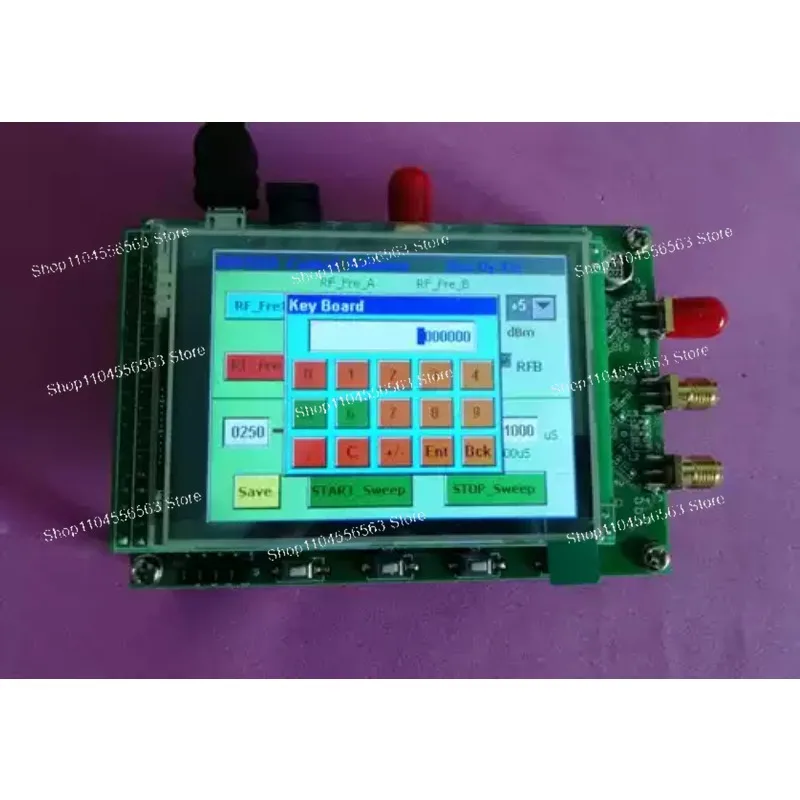 ADF5355 Sweep Signal Source - 2.8-inch Color Touch Screen PLL VCO Microwave Frequency Synthesizer