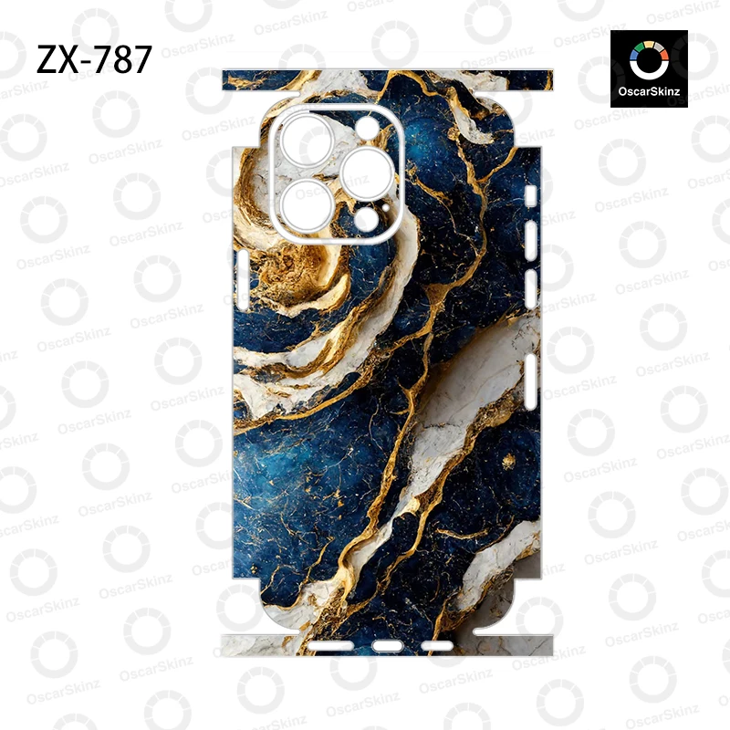 Skin Wrap For iPhone 17 16 Pro Max Sticker 15 14 Plus Back Film 13 12 Mini Protective Decal Side Frame Back Protector