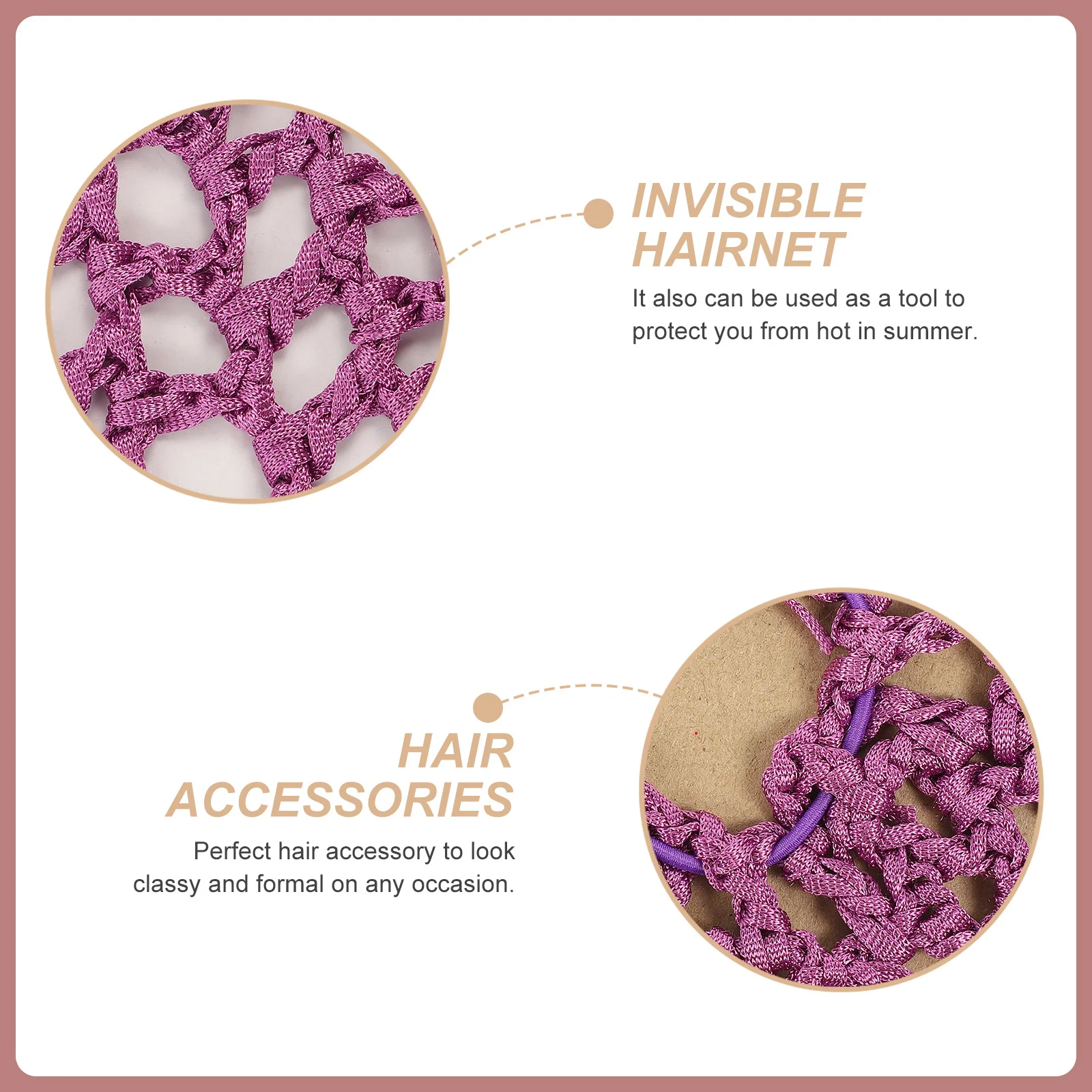 

14Pcs Elastic Invisible Hair Net Hair Bun Cover Durable Mesh Snood for Dance Performance Professional Use Lady Net Hats