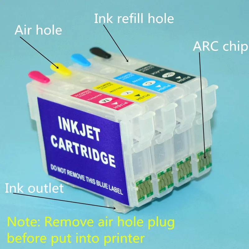 XP-231 XP-431 XP-241 XP-441 T296 T297 T2971 T2962 T2963 T2964 Refillable Ink Cartridge With Chip For Epson XP231 431 241 Printer