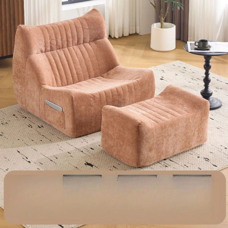 Sofa single sleepable, lying down and decompressing small sofa, household bedroom balcony rental small apartment single sofa