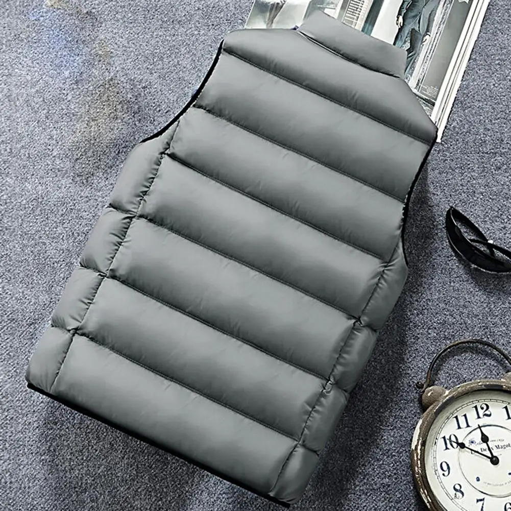 Winter Waistcoat Padded Casual Thermal Firm Stitching Winter Waistcoat Winter Vest for Hiking