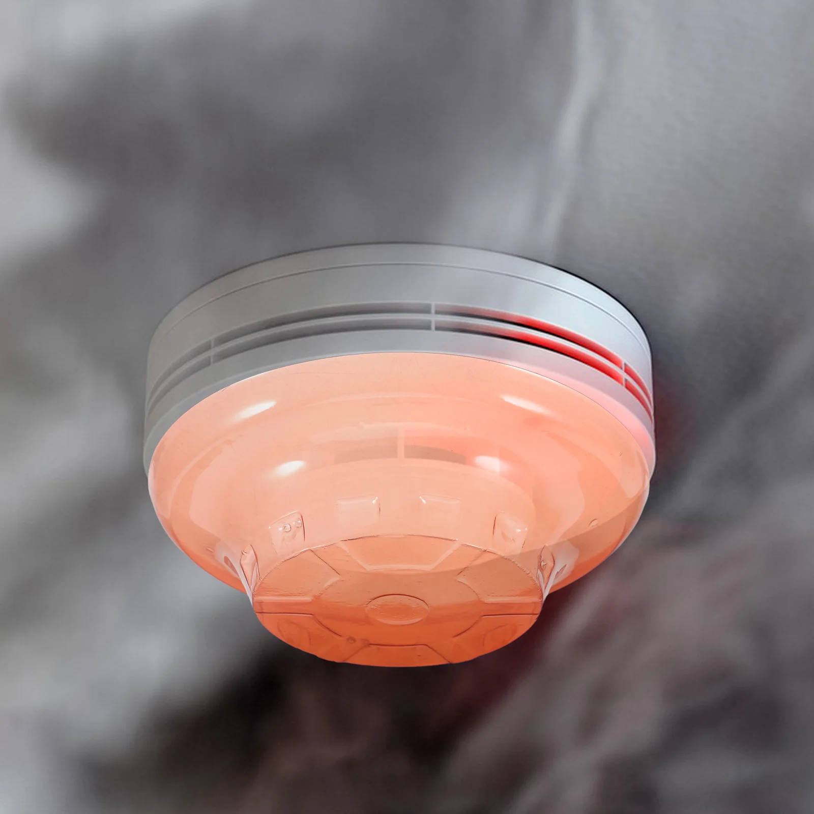 2pcs Smoke Protection Cover Reusable Durable Plastic Cap For Home Office Mall Fire Safety Alarm Guard Cover Plate