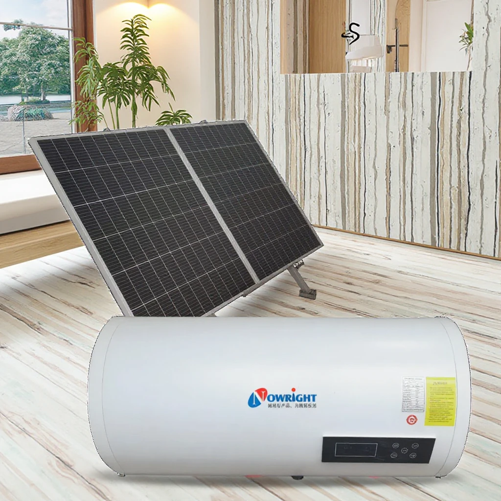 ไกเซอร์พลังงานแสงอาทิตย์ที่มีประสิทธิภาพสําหรับโรงแรมในครัวเรือนใช้กลางแจ้งที่ใช้แก๊สประหยัดพลังงานการเชื่อมต่อปลั๊กโดยตรงเครื่องทําความร้อนพลังงานแสงอาทิตย์แรงดัน