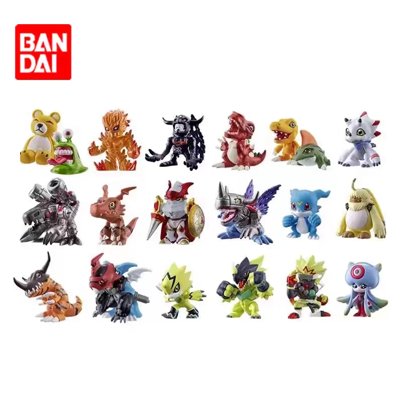 Bandai Digimon Adventure Tyrannosaurus Rex Puppenkollektion Anime Actionfigur Spielzeug Geschenk auf Lager Verschiedene Stücke verfügbar