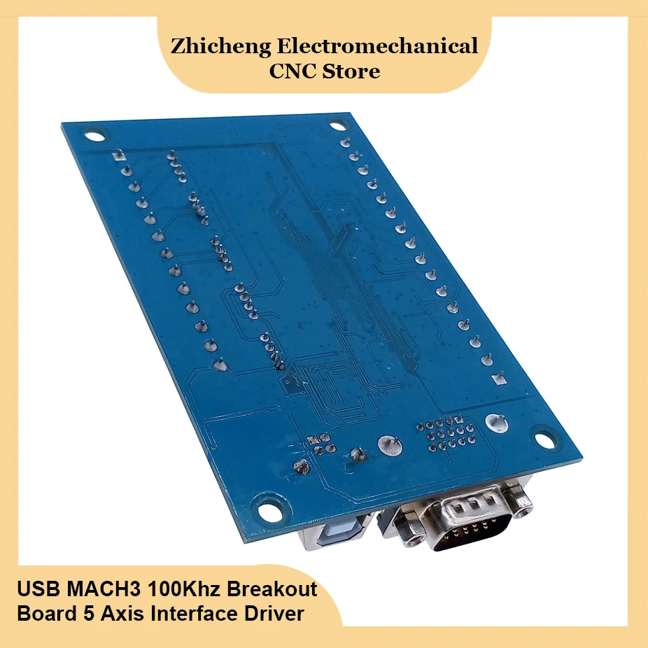 Breakout board CNC USB MACH3 5AXIS Controller Card Support Stepper and Servo Motor 100Khz With USB Cable MPG Interface