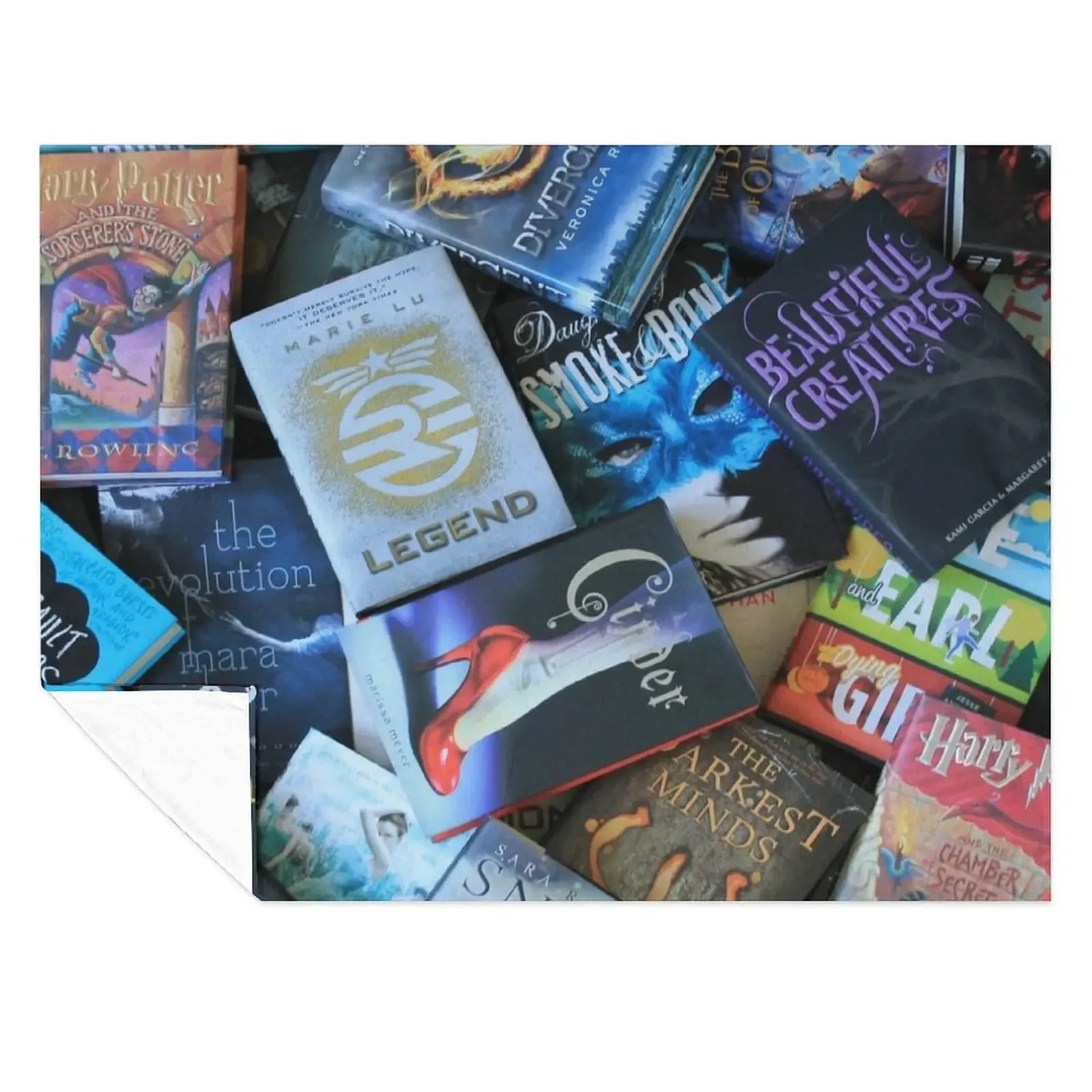 

Young Adult Books Throw Blanket Stuffeds Bed Cute warm for winter Blankets
