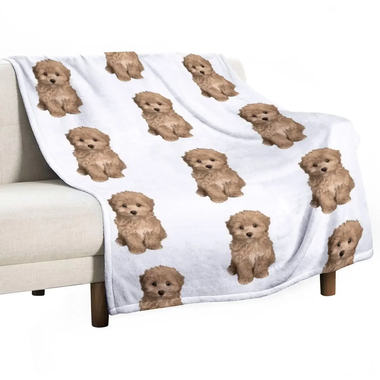 

Cute Adorable Maltipoo Throw Blanket funny gift Decorative Sofa Extra Large Throw Bed Fashionable Blankets