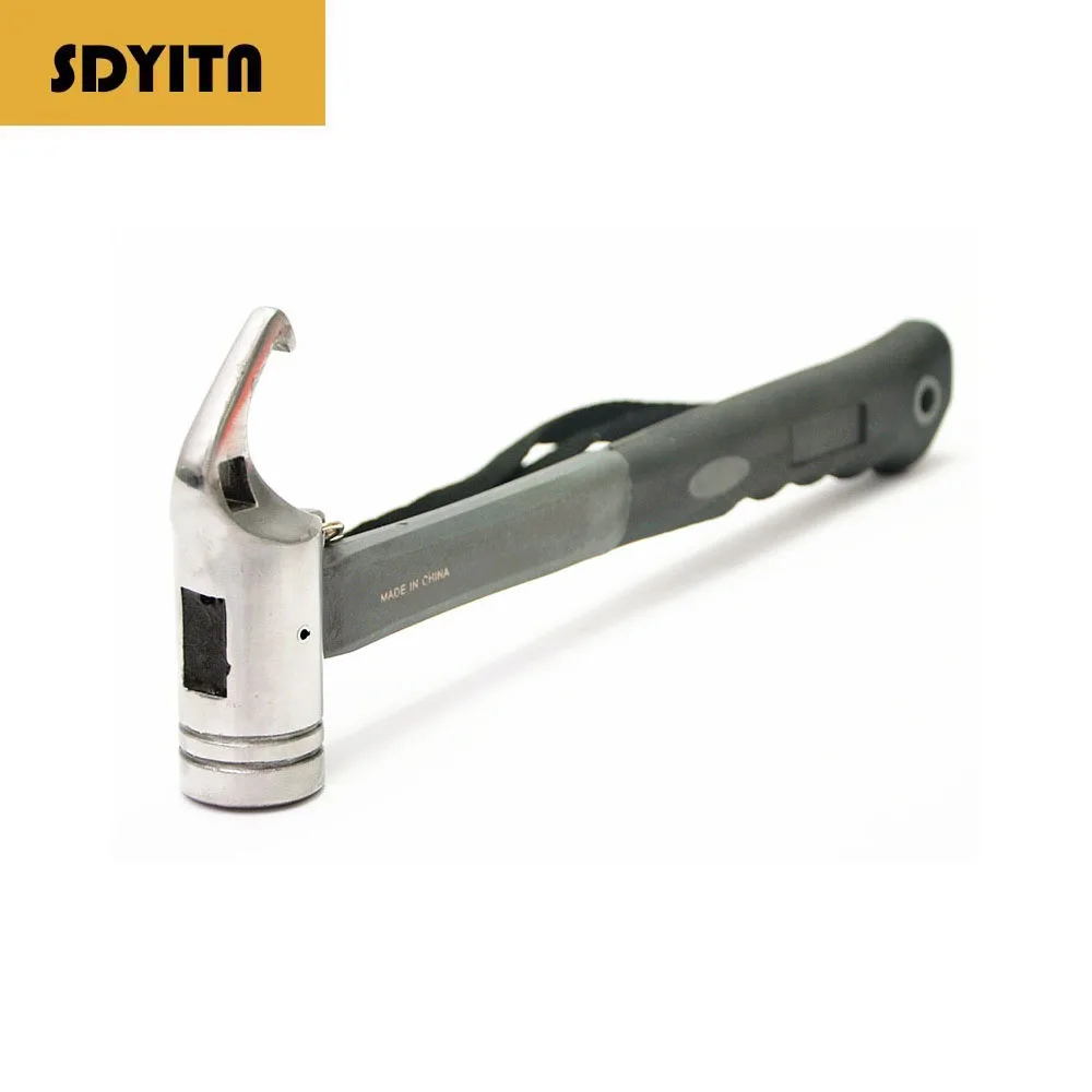 Outdoor Multi-Functional Iron Hammer Steel Hammer Floor Nail Extractor Tent Ground Nail Hammer Mallet New Model