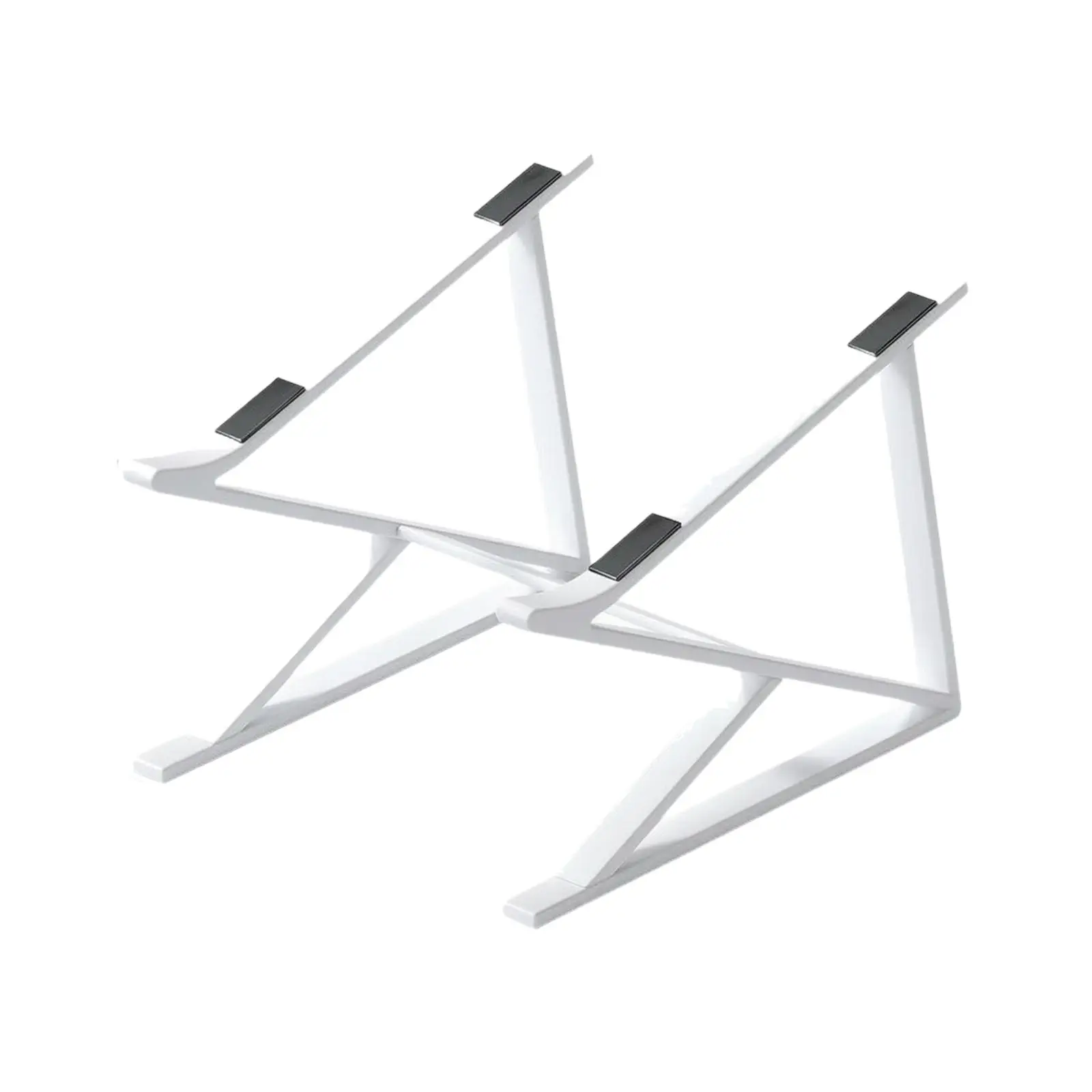 Stable Notebook Support Rack Laptop Stand Aluminum Ergonomic Height Elevated Desktop Holder for Home Office Gaming Room
