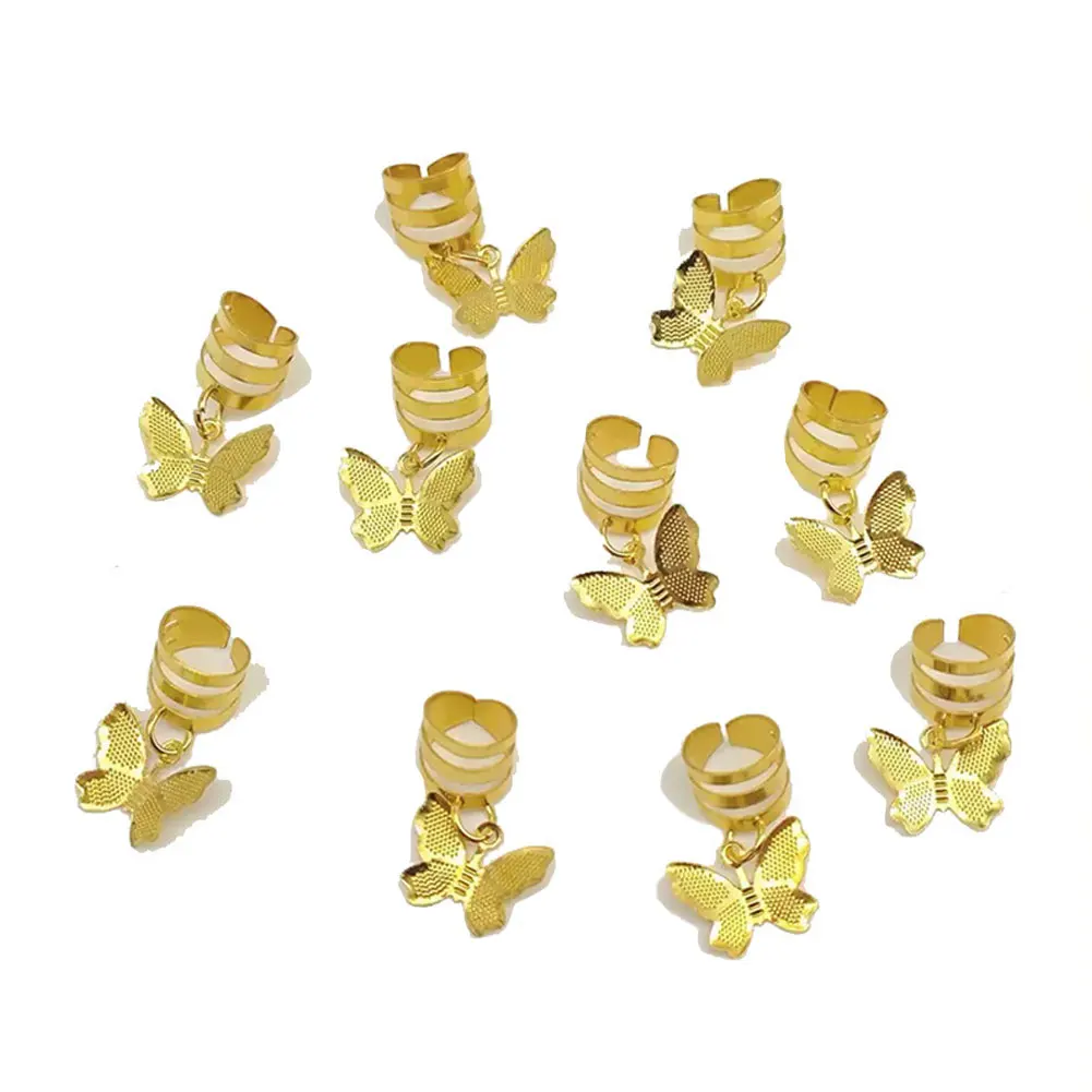 

20 шт. серебристых аксессуаров для волос для париков и дредов, украшения для волос, декоративные элементы для причесок