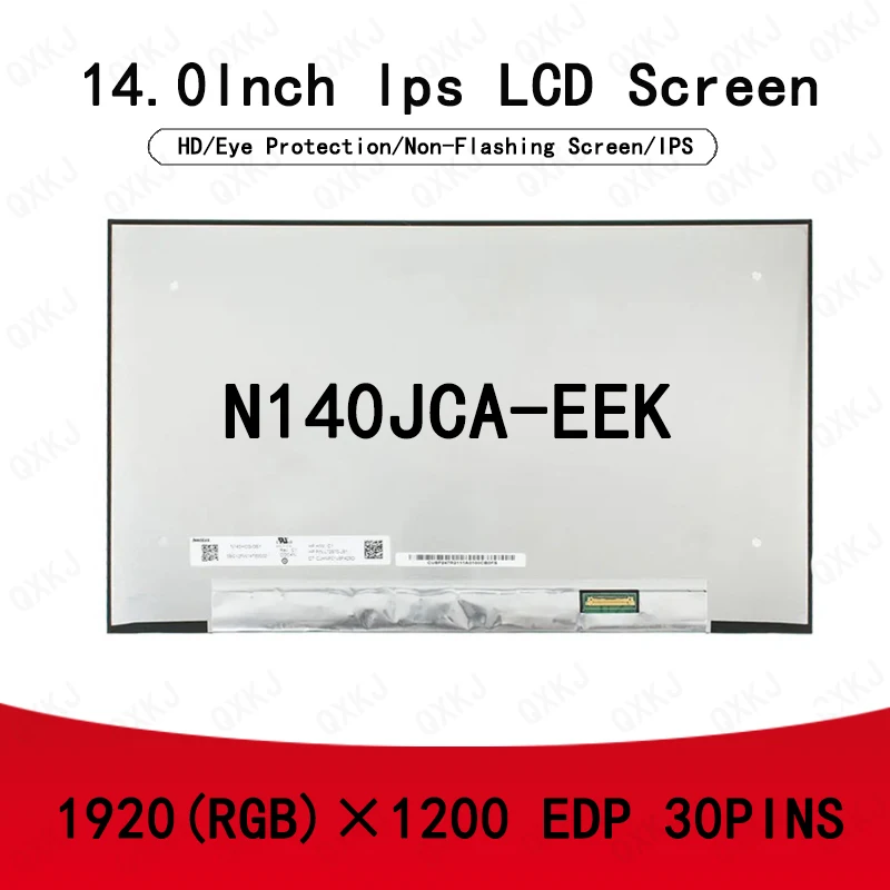 30pin N140JCA-EEK 14.0 inch 1920*1200 Wholesale LCD Panel Laptop Monitor Replacement LCD Screen