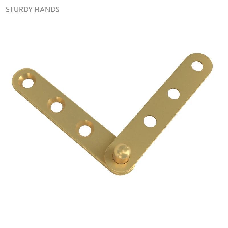 2 sets of brass upper and lower pivot hinges retro redwood door one line invisible hinge Woodworking  Furniture Hinge