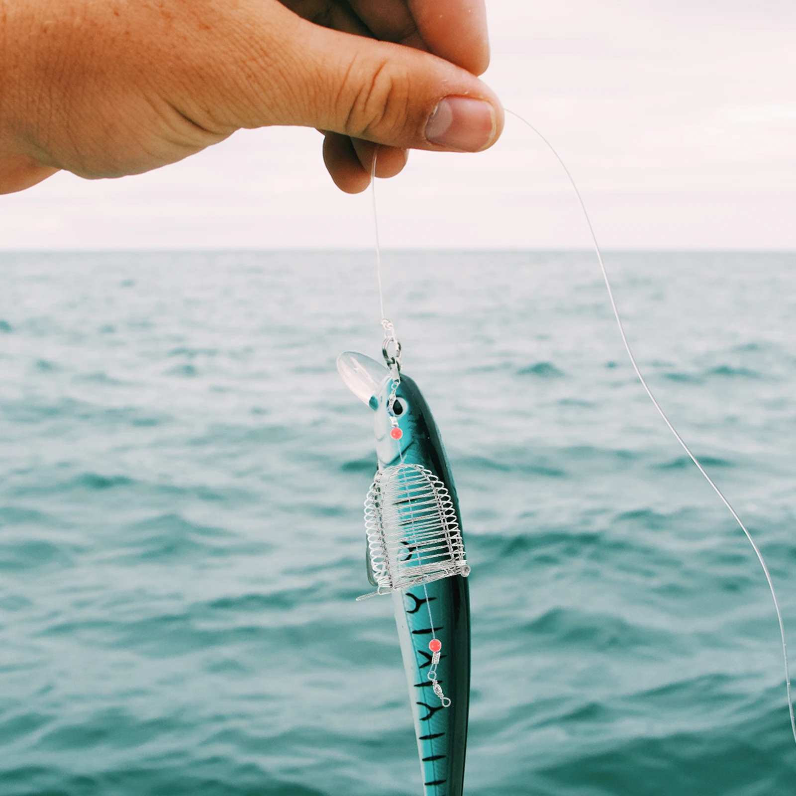 

12 Pcs Fishing Bait Cage Lure Basket Holder Stainless Steel Large Size Cone Cylinder Shape Carp Tackle Feeder Nest Equipment