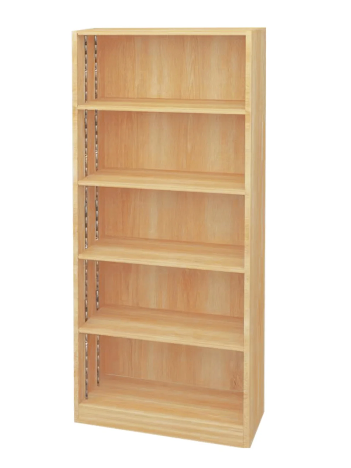 Library Wooden Bookcase Bookcase School Bookstore Reading Room Display Shelf Double Sided Wooden